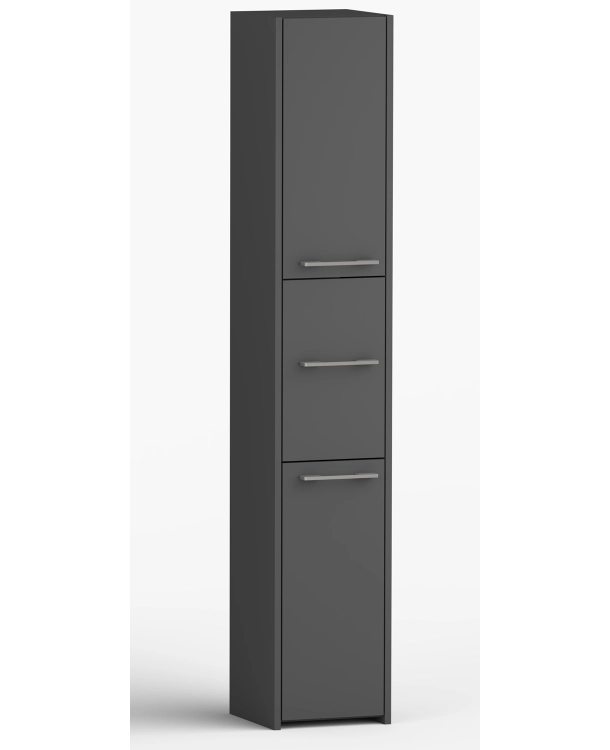 Słupek LUNA 30 cm 3D czarny / antracyt